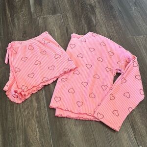 Lauren Conrad 2 Piece Pajama Set - Shorts & Cropped Shirt